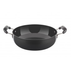 Eris 2 Liters Deep Frying Pan with Steel lid, Hard Anodized, EHDF394
