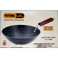 Futura (ADL25) 2.5 Liters Deep-Fry Pan, Hard Anodized